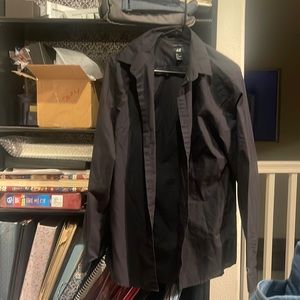 Black button up